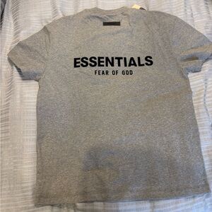 NWT ESSENTIALS FEAR OF GOD Tee Dark Oatmeal NWT